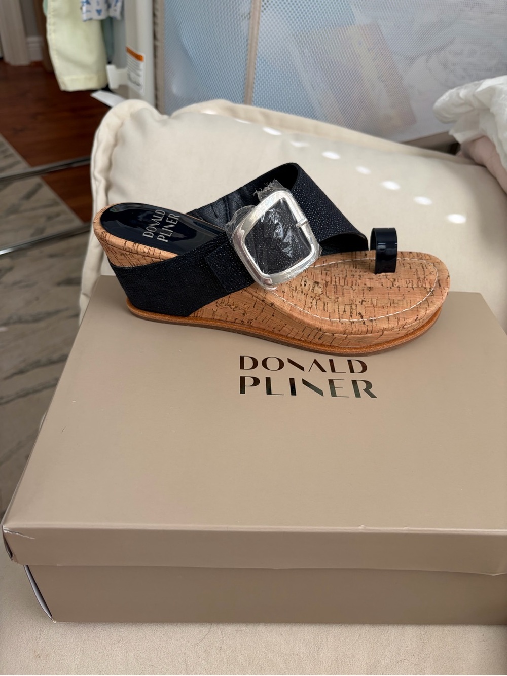 Donald Pliner Gyer Raffia Sandal